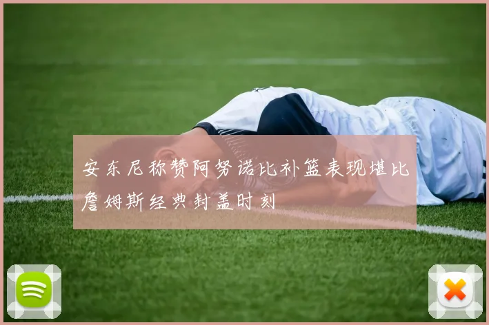 安东尼称赞阿努诺比补篮表现堪比詹姆斯经典封盖时刻