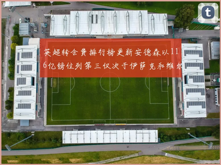 英超转会费排行榜更新安德森以116亿镑位列第三仅次于伊萨克和维尔茨